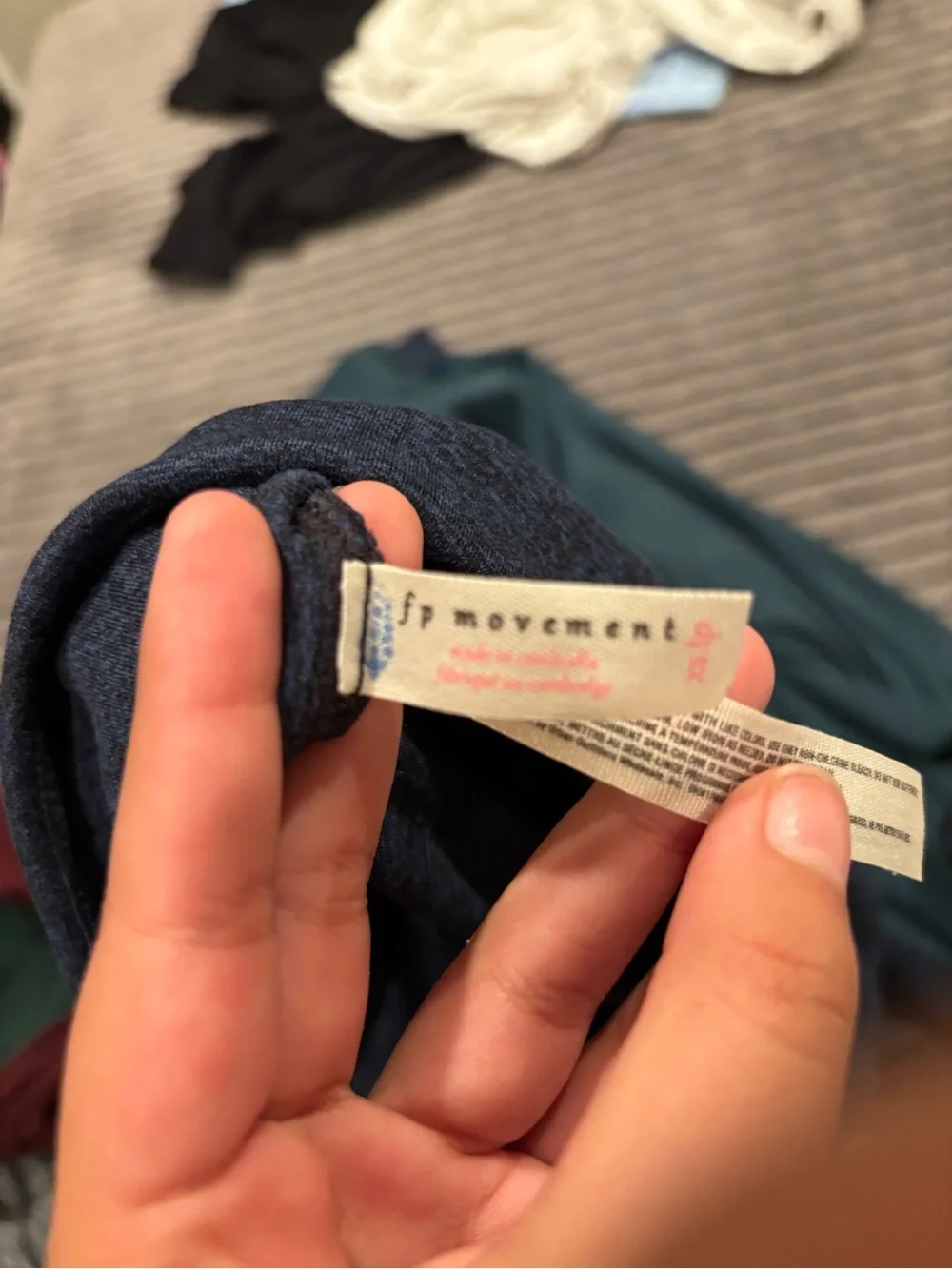 Free People navy blue soft Leggings